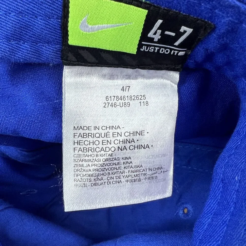 Nike Jordans Youth Blue Size 4-7 Adjustable Hat Strapback Baseball Cap